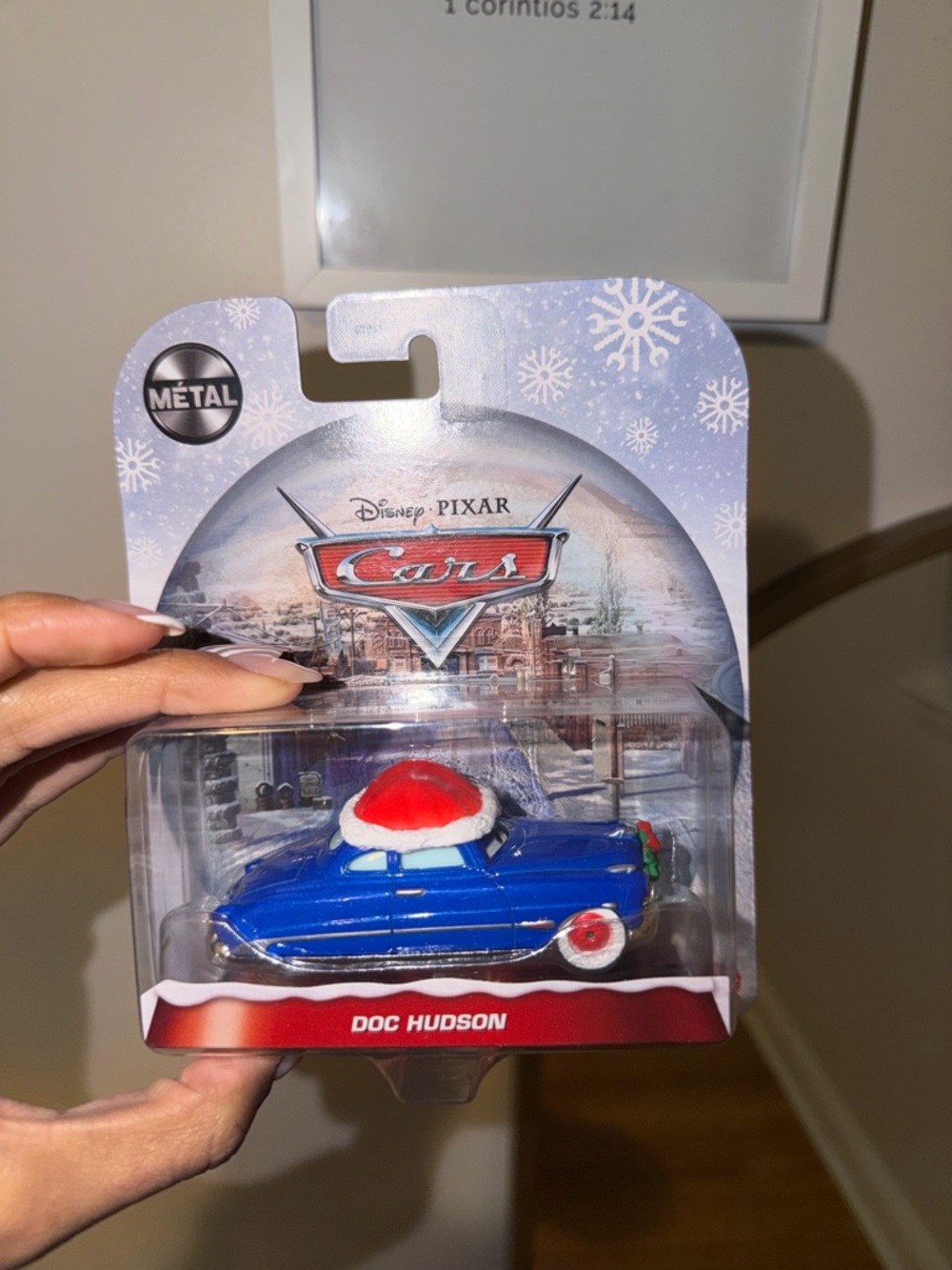 Disney Blue Doc Hudson Holiday Die-Cast Car
